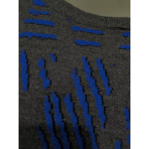 Elena Wang Heavy Sweater, Gray and Blue, Size M NWT - Picture 2 of 5